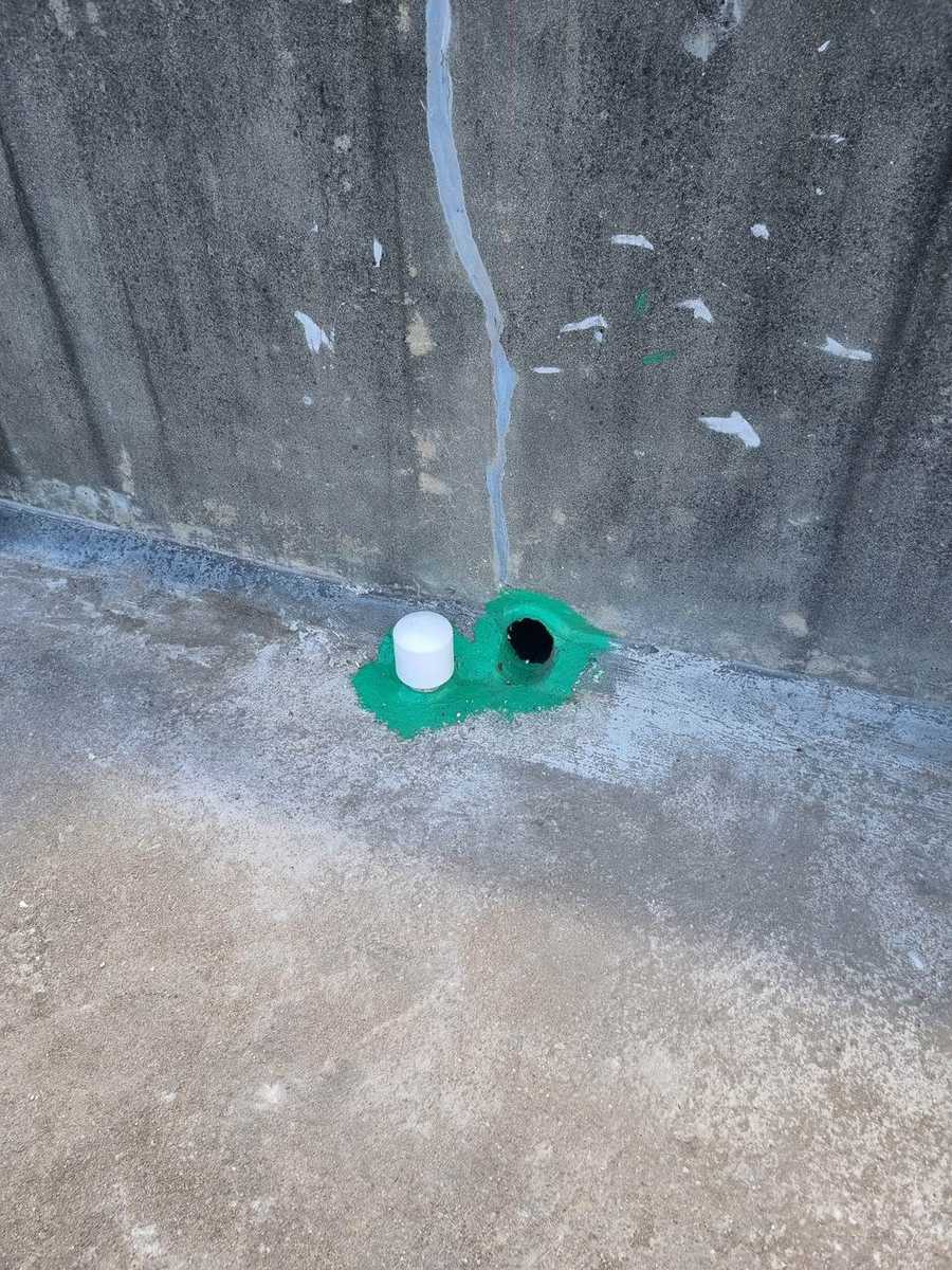 옥상 배수 마감 완료
