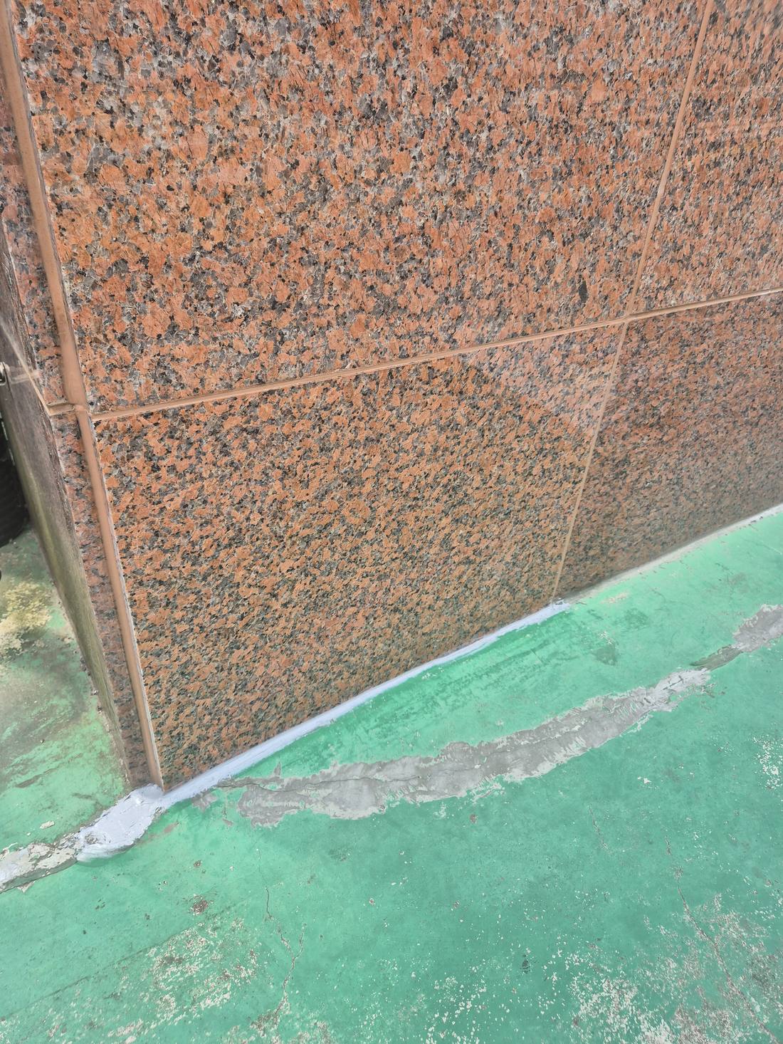 외벽 화강석 교체 시공 후